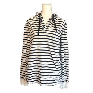 H&M Striped Longsleeve Hoodie Shirt